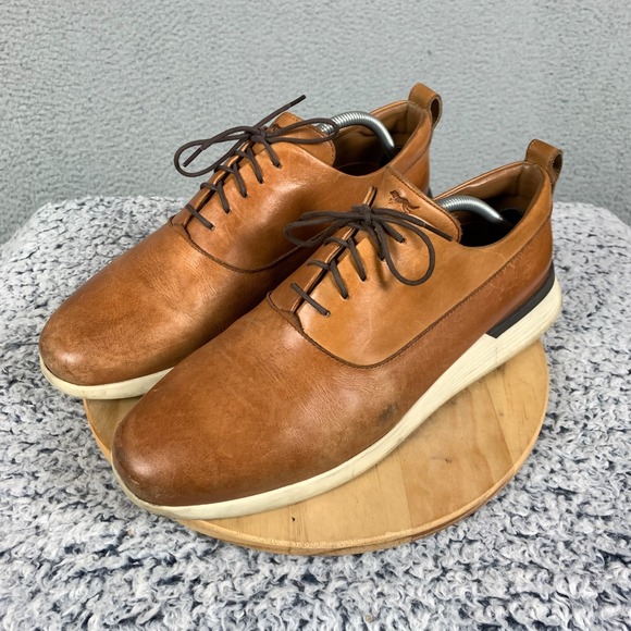 Wolf & Shepherd Other - Wolf & Shepherd Crossover Longwing Dress Shoes Men's 11.5 M Honey/White Hybrid